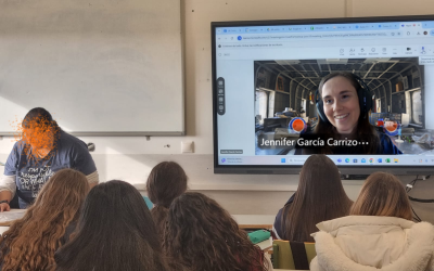 Conexion con los alumnos del CEIPSO Maestro Rodrigo para hablar de ciencia, sostenibilidad y Marte